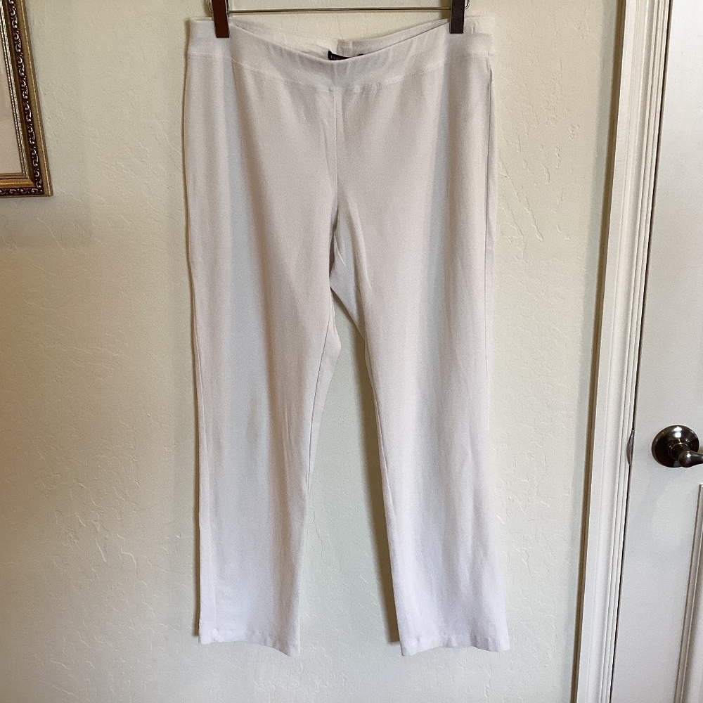Eileen Fisher Washable Stretch Crepe Pants